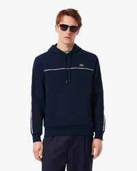 Sudadera de corte clásico de rayas con logotipo