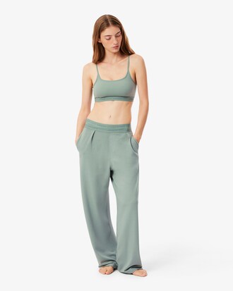 Bralette de microfibra con cinta festoneada