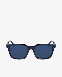 Gafas rectangulares con rayas de caucho