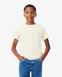 Camiseta Lacoste de algod&oacute;n con textura