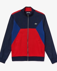 Sudadera de hombre Lacoste SPORT Tennis en dos materiales con cremallera y dise&ntilde;o color block