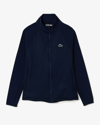 Chaqueta fina de golf con cremallera de corte ajustado