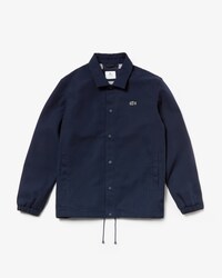Chaqueta de hombre Lacoste LIVE en lona abotonada
