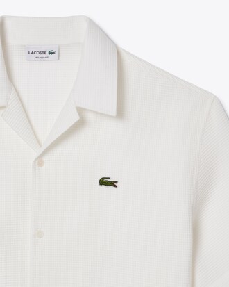 Camisa con textura gofrada de corte holgado