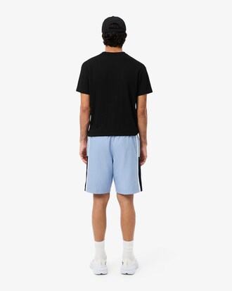 Pantal&oacute;n corto de tenis ligero de rayas con bloques de color