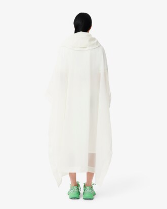 Poncho con capucha amovible oversized