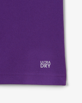 Polo de tenis estampado de corte ajustado Ultra-Dry