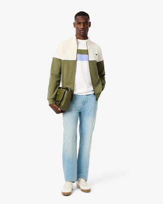 Camiseta color block de punto jersey