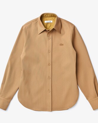 Chemise Édition Défilé en laine premium unie