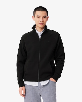Sweatshirt zippé jersey double face