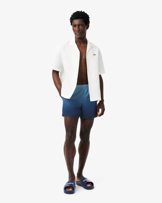 Short de bain court imprimé dégradé
