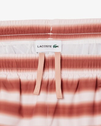 Short de bain court à rayures