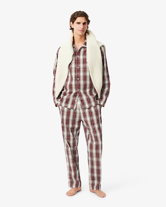 Ensemble de pyjama popeline à carreaux