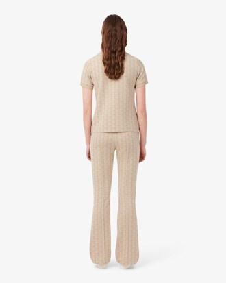 Pantalon de surv&ecirc;tement flare monogramme