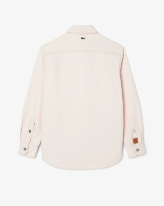 Veste surchemise denim oversize