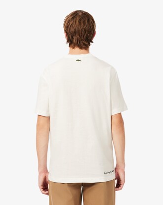 T-shirt jersey coton imprim&eacute; graphique