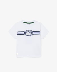 T-shirt coton imprimé monogramme