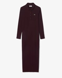Robe slim fit col polo coton c&ocirc;tel&eacute;