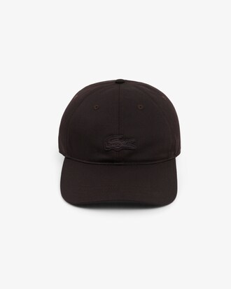 Casquette badge twill de coton