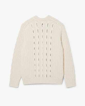 Cardigan torsades ajour&eacute;es D&eacute;fil&eacute;