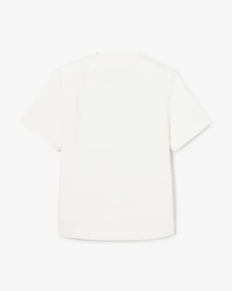 Polo oversize denim imprimé Défilé