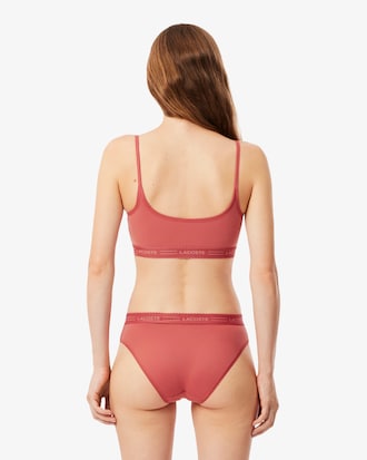 Brassi&egrave;re microfibre bande festonn&eacute;e
