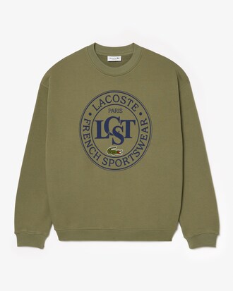 Sweatshirt loose fit molleton imprimé
