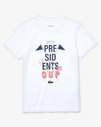 T-shirt Golf Presidents Cup en coton m&eacute;lang&eacute; imprim&eacute; respirant