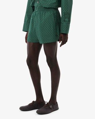 Short popeline imprimé Défilé