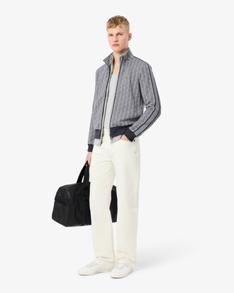 Veste de surv&ecirc;tement zipp&eacute;e Paris jacquard