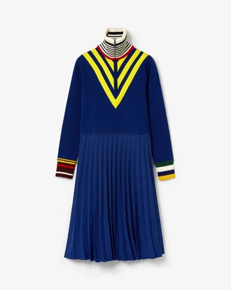 Robe pull &agrave; col roul&eacute; &Eacute;dition D&eacute;fil&eacute; bi-mati&egrave;re