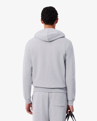Sweatshirt zipp&eacute; classic fit molleton
