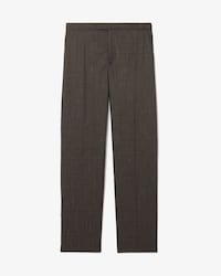 Pantalon tailleur straight fit laine D&eacute;fil&eacute;