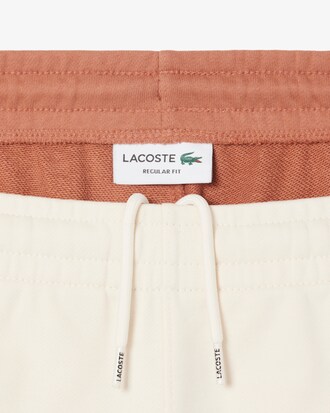 Short molleton de coton color-block