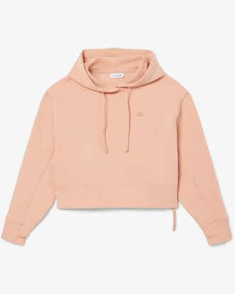 Sweatshirt à capuche court coton