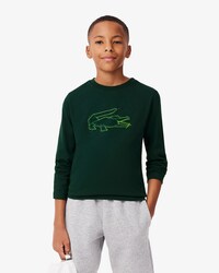 T-shirt coton épais crocodile graphique