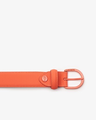 Ceinture L.12.12 Concept petit piqu&eacute; monochrome boucle ardillon