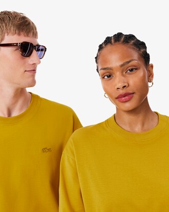 T-shirt jersey coton &eacute;pais loose fit