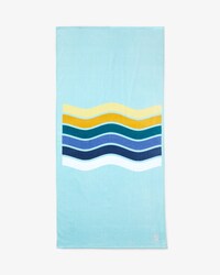 Drap de plage rayures arc-en-ciel