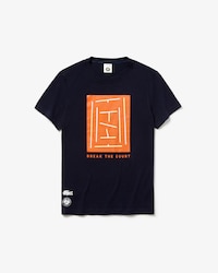 T-shirt col rond Lacoste SPORT imprim&eacute; &Eacute;dition Roland Garros