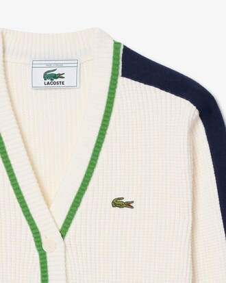 Cardigan coton m&eacute;lang&eacute; fabriqu&eacute; en France R&eacute;&eacute;dition d'Archives