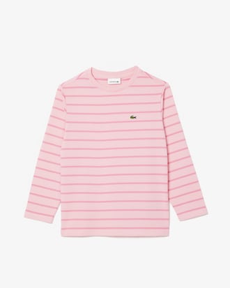 T-shirt manches longues coton épais rayé