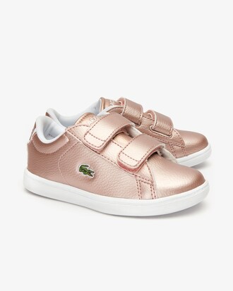 Sneakers Carnaby Evo Strap b&eacute;b&eacute; en synth&eacute;tique m&eacute;tallis&eacute;
