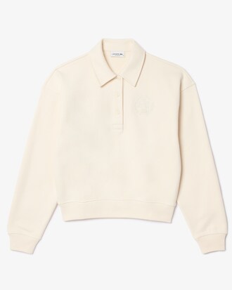 Sweatshirt polo molleton brodé