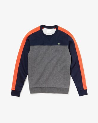 Sweatshirt Tennis col rond Lacoste SPORT en molleton color-block