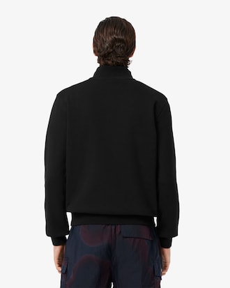 Sweatshirt col montant zippé molleton