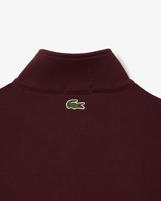 Sweatshirt col montant zippé imprimé