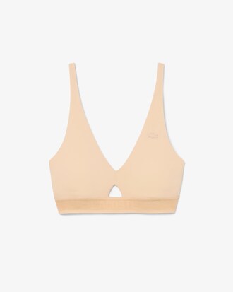 Brassi&egrave;re microfibre ceinture ajour&eacute;e