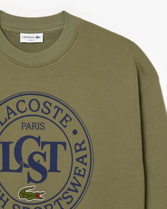 Sweatshirt loose fit molleton imprimé
