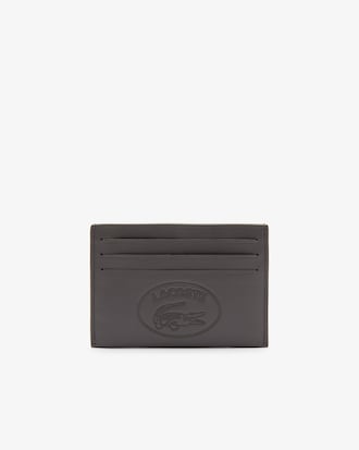 Porte-cartes L.12.12 Cuir Casual 6 cartes avec marquage embossé